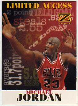 1997-98 Z-Force Limited Access #6 Michael Jordan