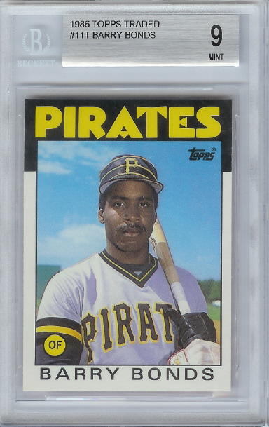 1986 Topps Traded #11T Barry Bonds XRC