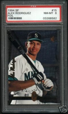 1994 Upper Deck Sp Alex Rodriguez Rookie PSA 8 Graded NEAR MINT - MINT
