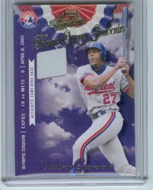 2001 Absolute Memorabilia Home Opener Souvenirs #OD17 Vladimir Guerrero