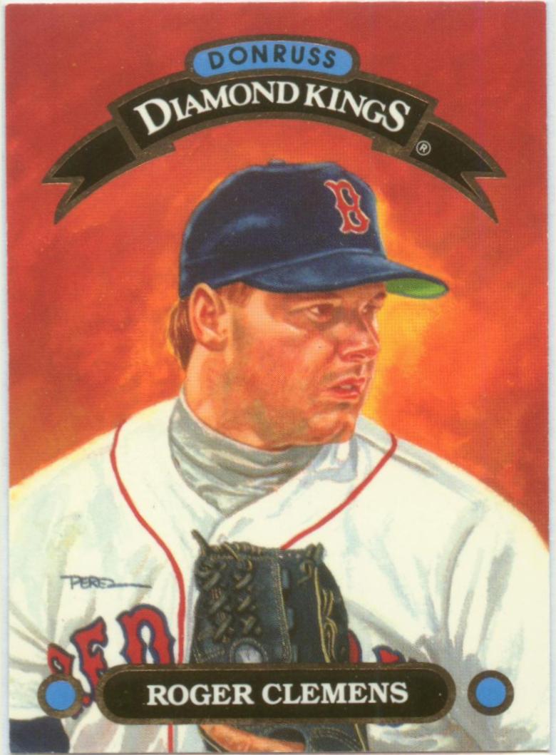 1993 Donruss Diamond Kings #DK3 Roger Clemens