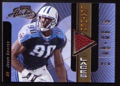 2000 Playoff Absolute Leather and Laces #JK90-A, Jevon Kearse