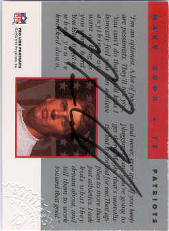 1992 Pro Line Portraits Autographs #24 Marv Cook