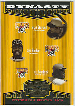 2004 Throwback Threads Dynasty #10 Stargell/Parker/Madlock