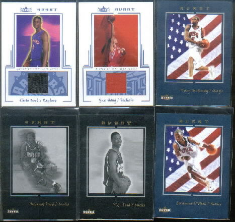 2003-04 Fleer Avant Materials Blue #CB Chris Bosh