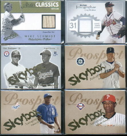 2004 SkyBox Autographics Jerseygraphics Silver #GM Greg Maddux