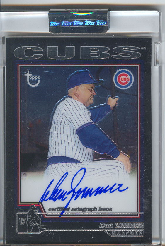 2004 Topps Retired Signature Autographs #DZ Don Zimmer D