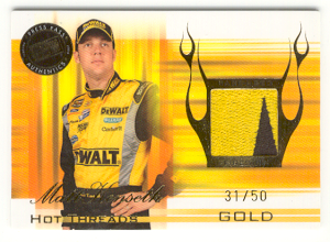 2004 Press Pass Premium Hot Threads Drivers Gold #HTD2 Matt Kenseth front image