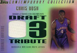 2003-04 Topps Contemporary Collection Draft 03 Tribute #CB Chris Bosh