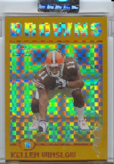 2004 Topps Chrome Gold Xfractors #225 Kellen Winslow