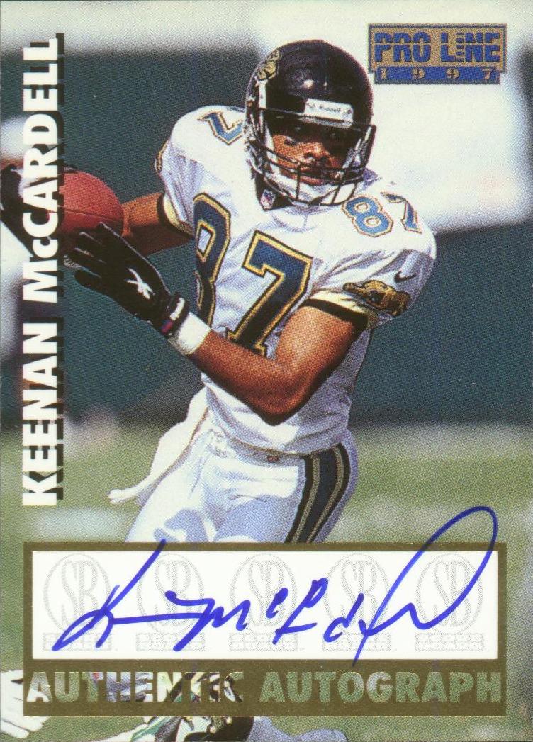 1997 Pro Line Autographs #38 Keenan McCardell