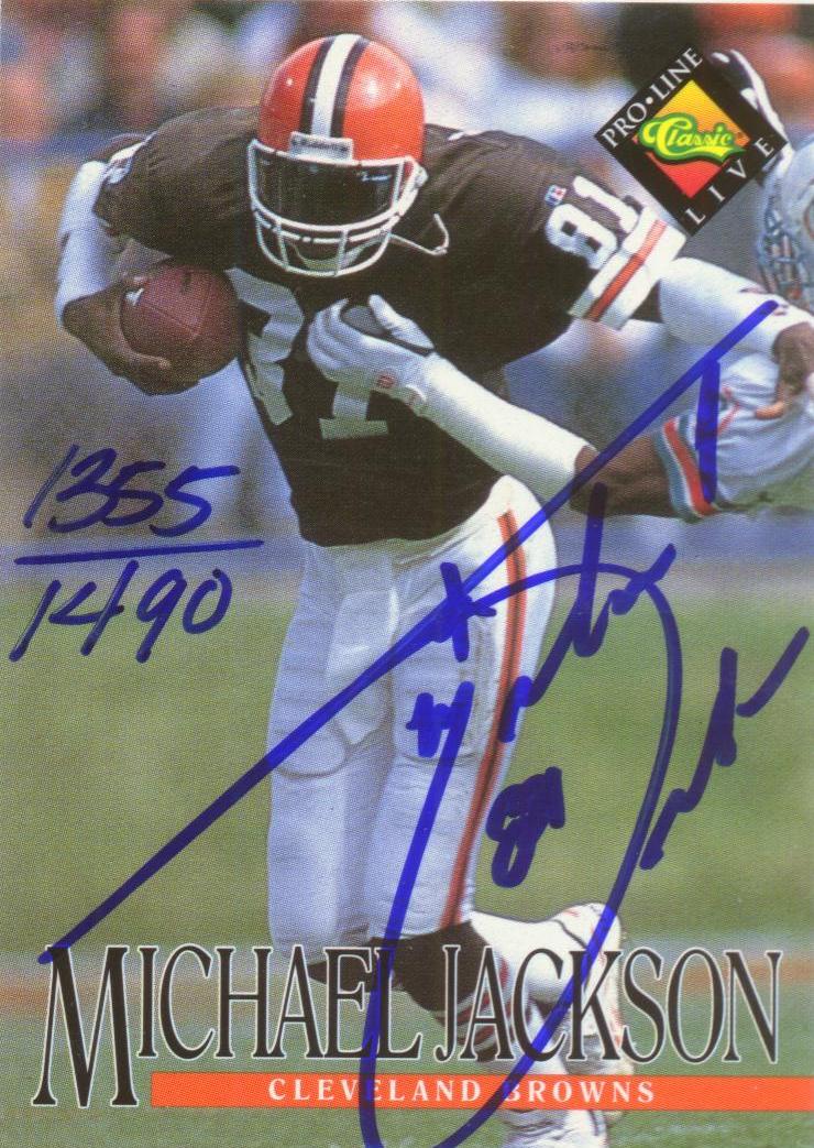 1994 Pro Line Live Autographs #68 Michael Jackson/1490