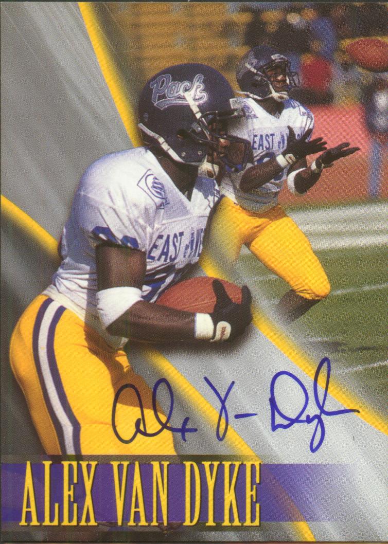 1996 Press Pass Paydirt Autographs #16 Alex Van Dyke