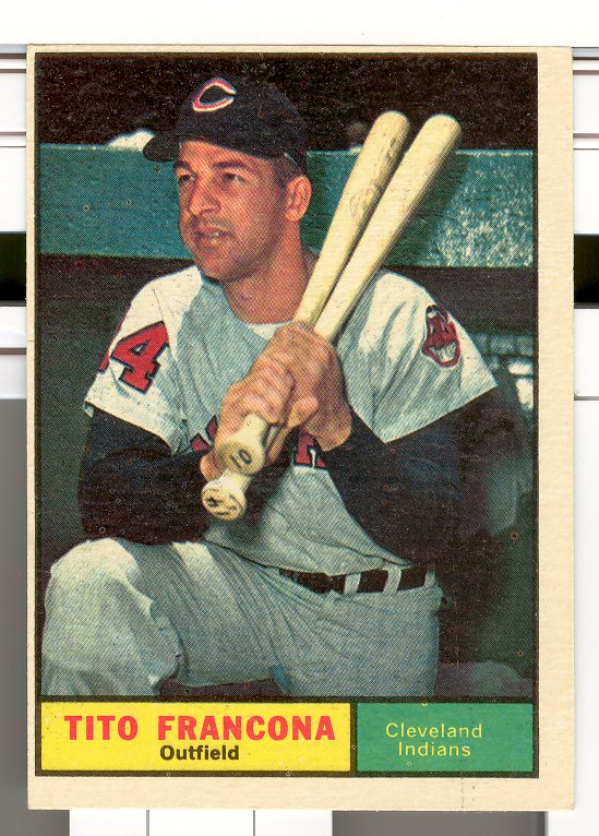 1961 Topps #503 Tito Francona