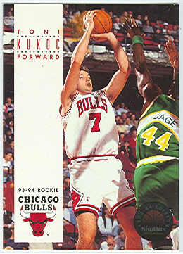 1993-94 SkyBox Premium #207 Toni Kukoc RC