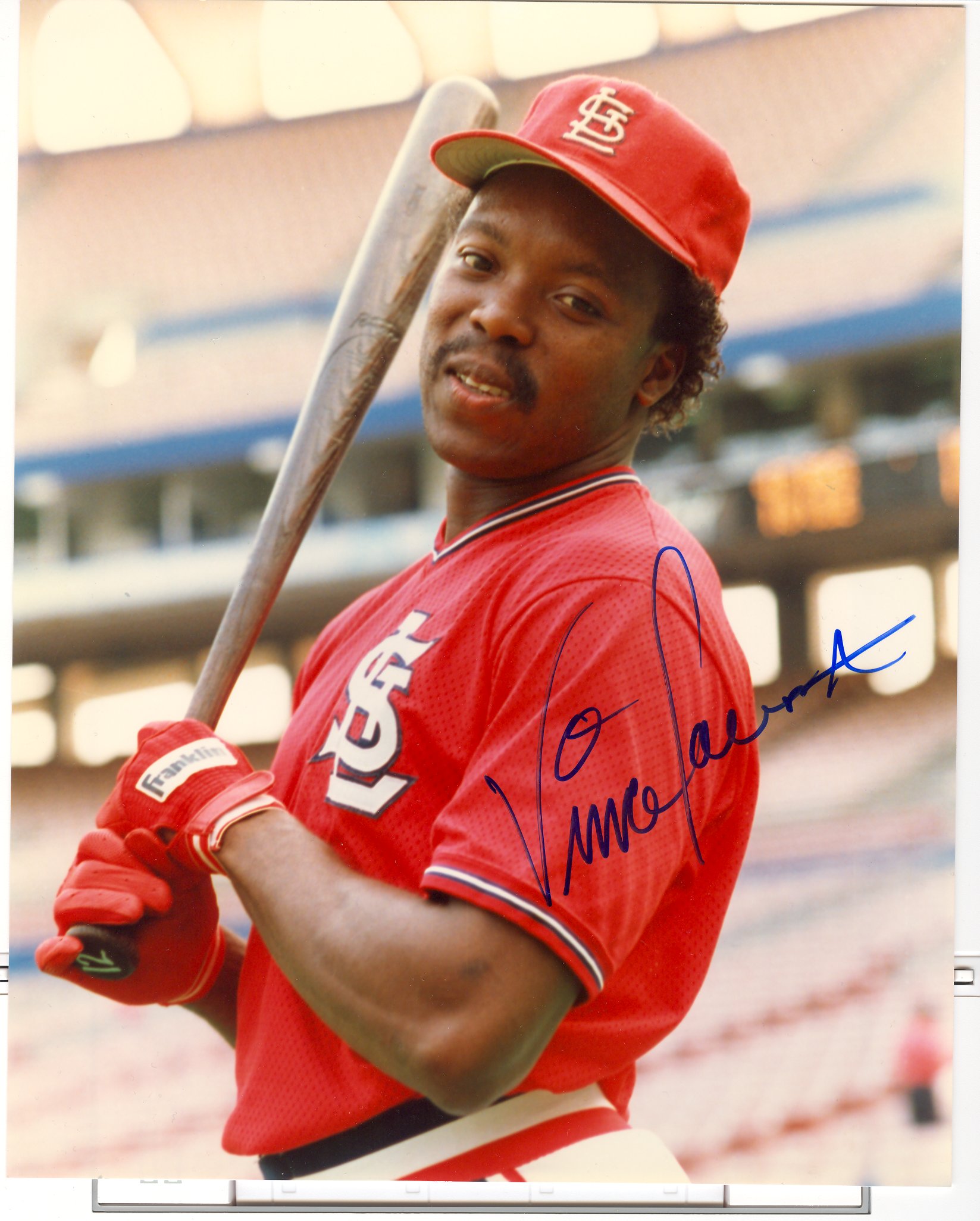 Vince Coleman   8 1/2 x 10 picture Autographed    $25.00.