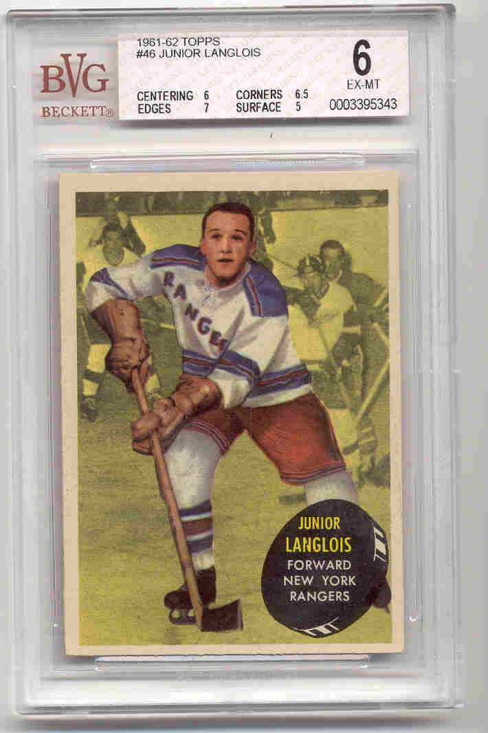 1961-62 Topps #46 Junior Langlois