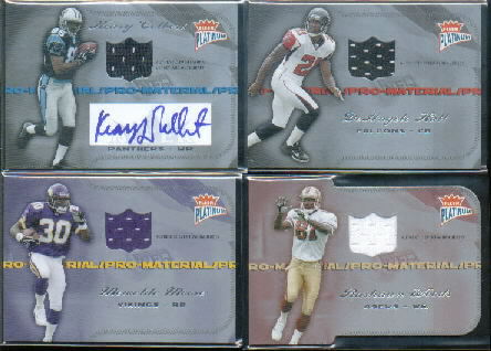 2004 Fleer Platinum Pro Material Jerseys Die Cut #PMRW3 Rashaun Woods