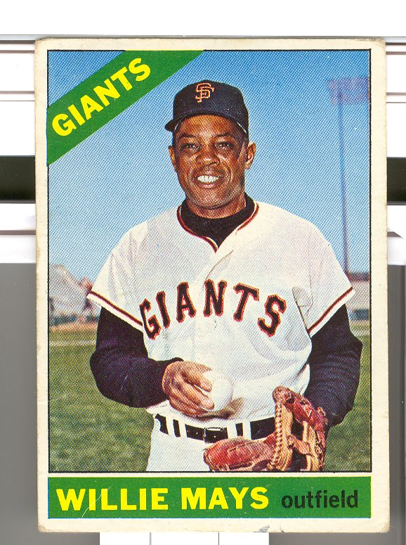 1966 Topps #1 Willie Mays