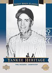 2003 Sweet Spot Classics #138 Phil Rizzuto YH