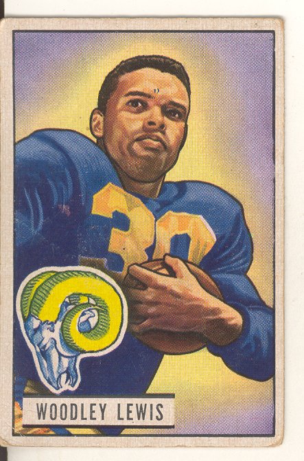 1951 Bowman #5 Woodley Lewis RC