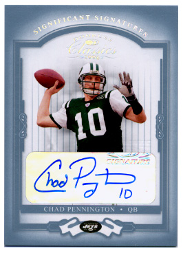 2004 Donruss Classics Significant Signatures Platinum #66 Chad Pennington