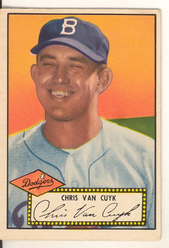 1952 Topps #53 Chris Van Cuyk RC