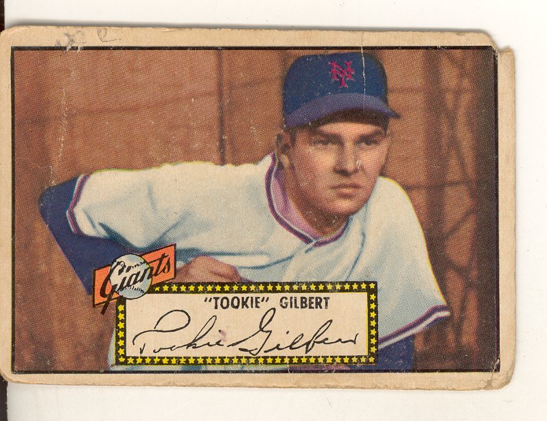 1952 Topps #61 Tookie Gilbert