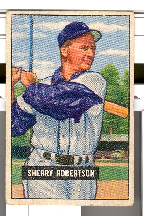 1951 Bowman #95 Sherry Robertson