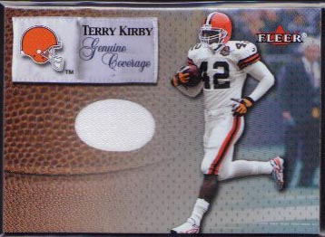 2000 Fleer Genuine Coverage Jersey, Terry Kirby