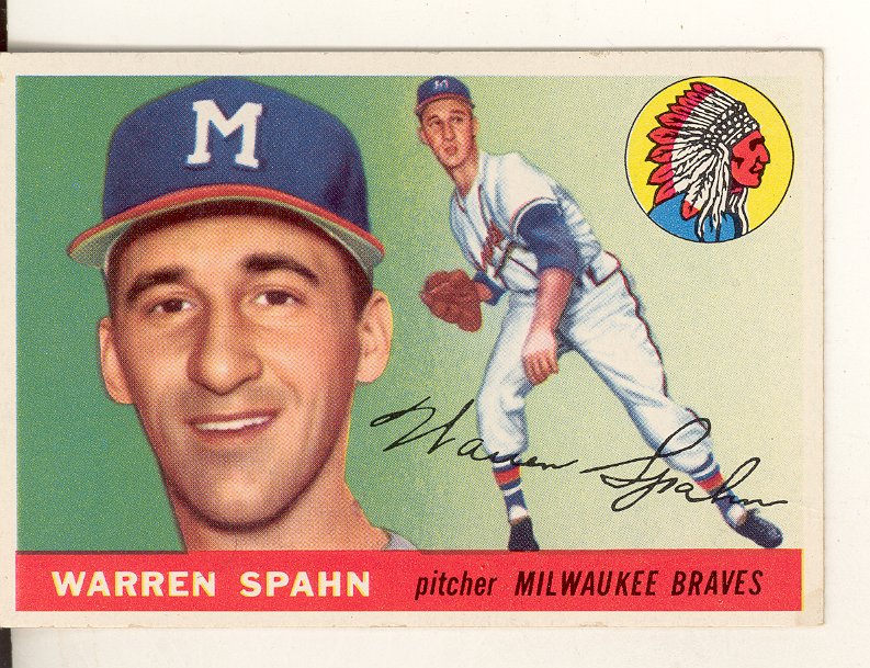 1955 Topps #31 Warren Spahn