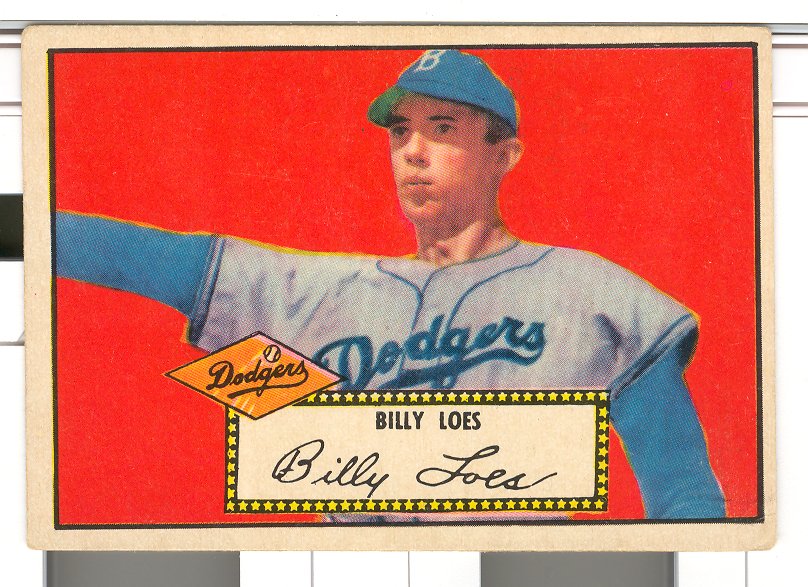 1952 Topps #20 Billy Loes SP RC