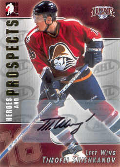 2004-05 ITG Heroes and Prospects Autographs #TS Timofei Shishkanov
