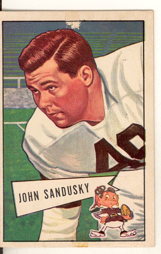 1952 Bowman Large #50 John Sandusky RC