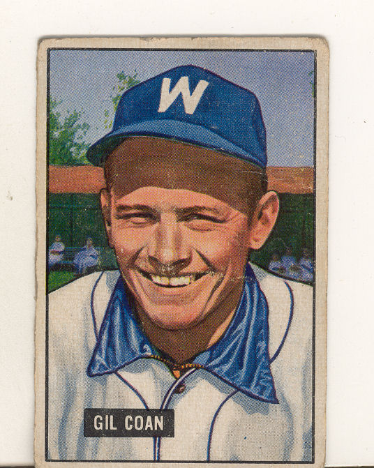 1951 Bowman #18 Gil Coan