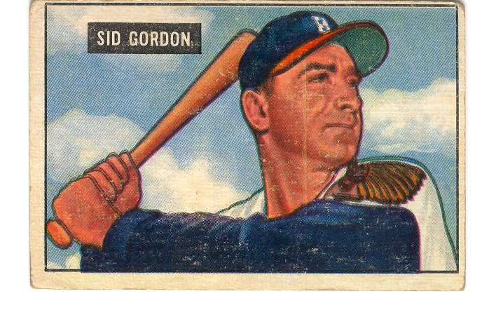 1951 Bowman #19 Sid Gordon