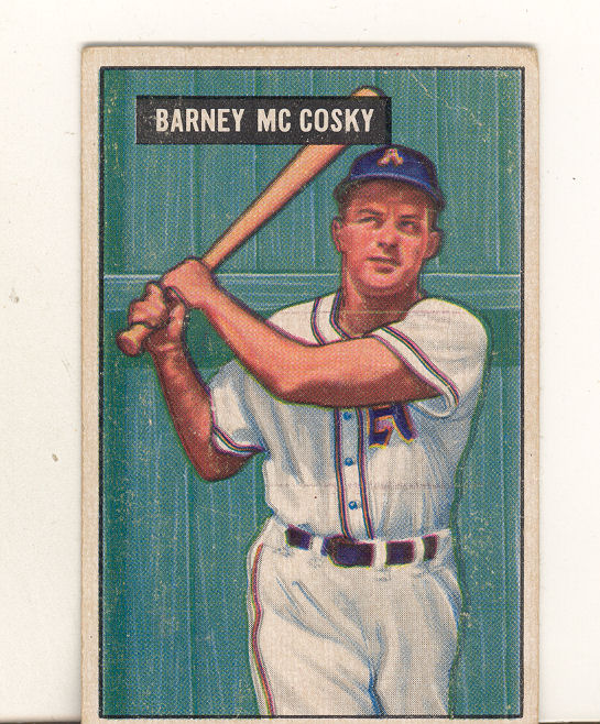 1951 Bowman #84 Barney McCosky