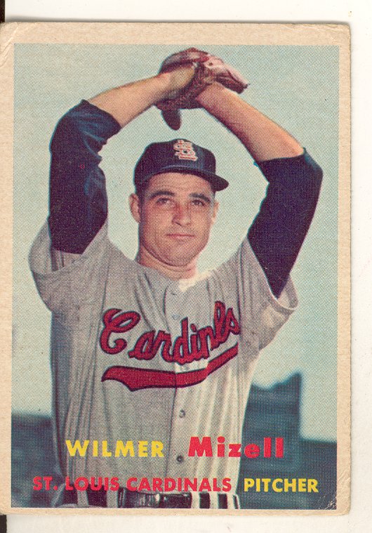 1957 Topps #113 Wilmer Mizell