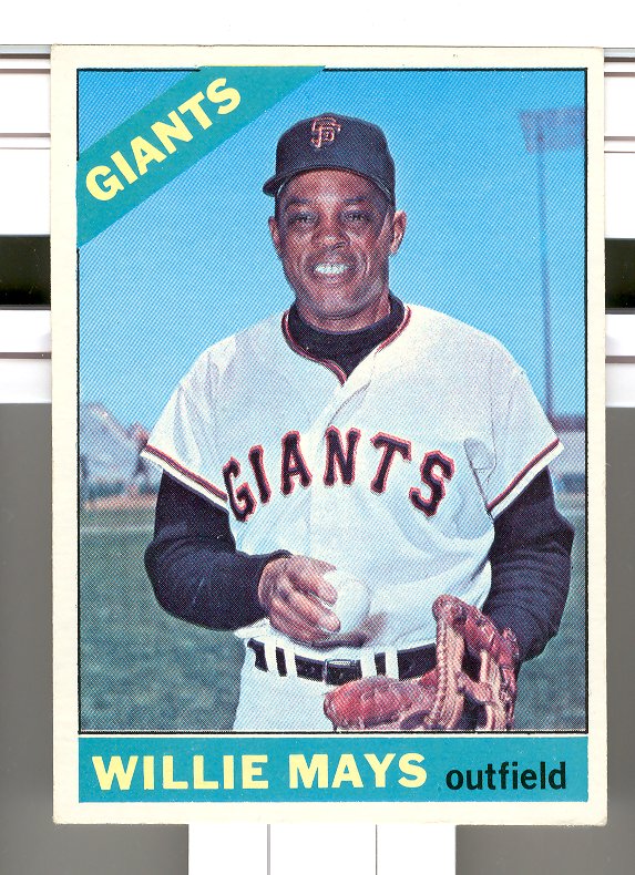 1966 Topps #1 Willie Mays