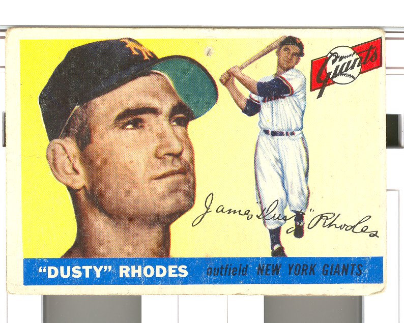 1955 Topps #1 Dusty Rhodes