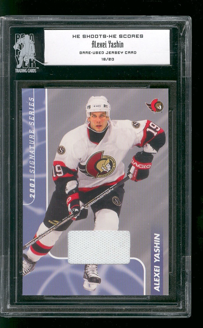 2000-01 BAP Signature Series He Shoots He Scores Prizes #5 Alexei Yashin
