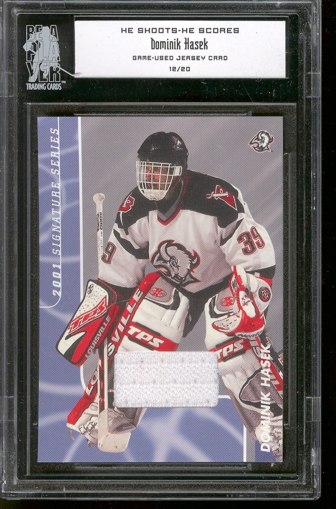 2000-01 BAP Signature Series He Shoots He Scores Prizes #19 Dominik Hasek