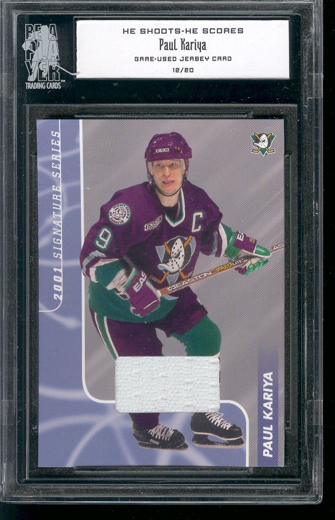 2000-01 BAP Signature Series He Shoots He Scores Prizes #21 Paul Kariya