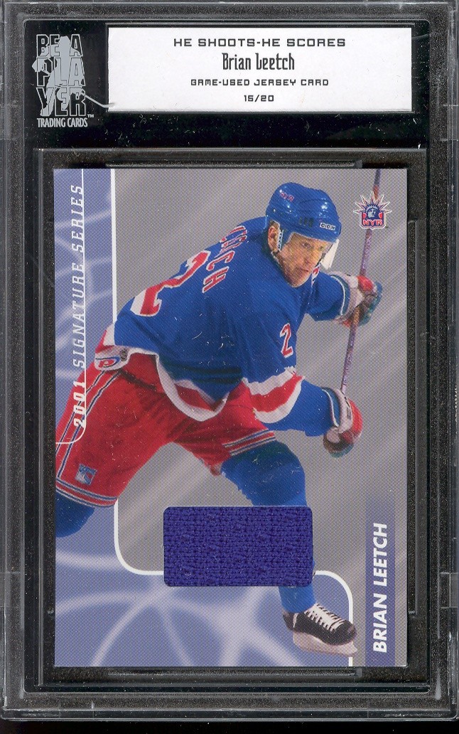2000-01 BAP Signature Series He Shoots He Scores Prizes #30 Brian Leetch