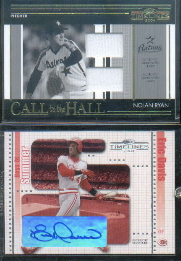 2004 Donruss Timelines Boys of Summer Autograph #13 Eric Davis