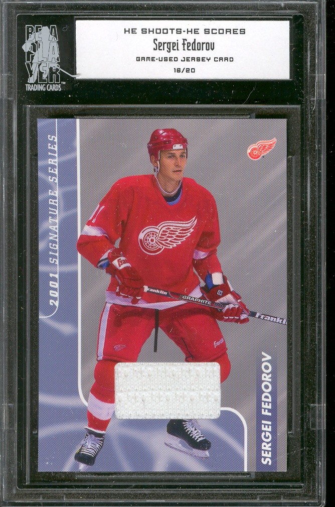2000-01 BAP Signature Series He Shoots He Scores Prizes #23 Sergei Fedorov