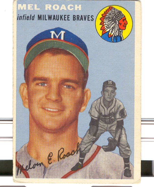 1954 Topps #181 Mel Roach RC