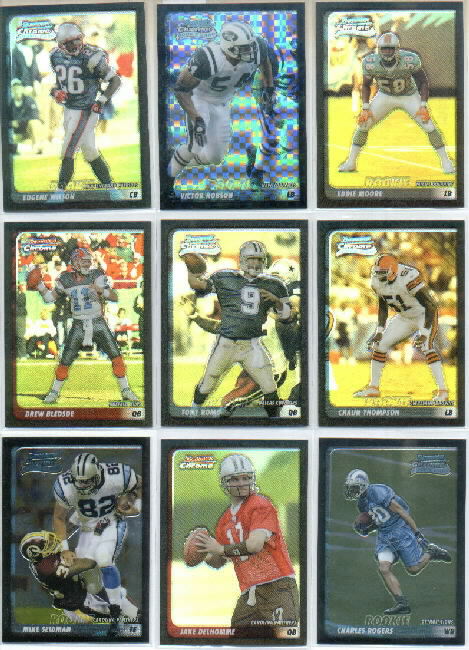 2003 Bowman Chrome Refractors #214 Eddie Moore