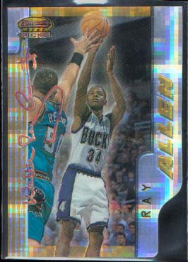 1996-97 Bowman's Best Picks Atomic Refractors #BP5 Ray Allen