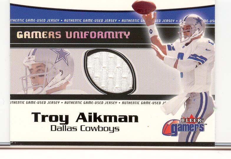 2000 Fleer Gamers Uniformity #1 Troy Aikman